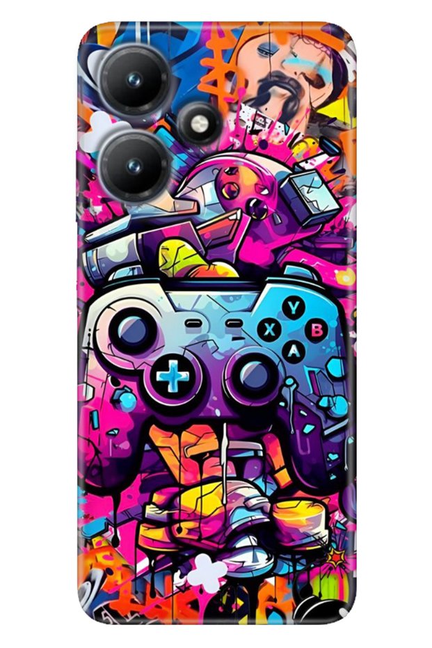 Infinix Hot 30I X669 Case Printed Flexible Silicone Cover Gamer