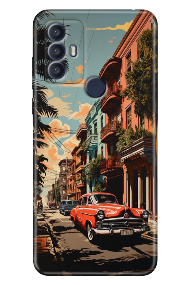 Tcl 30 Se Case Patterned Silicone Colorful Tpu Uv Cuba