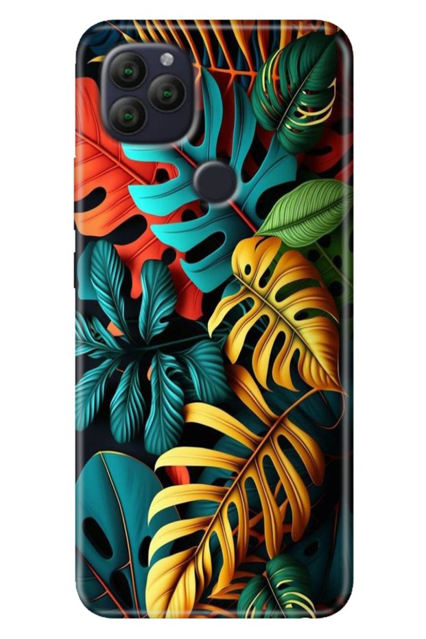General Mobile Gm 22 - 22S Case Patterned Rubber Silicone Color Forest