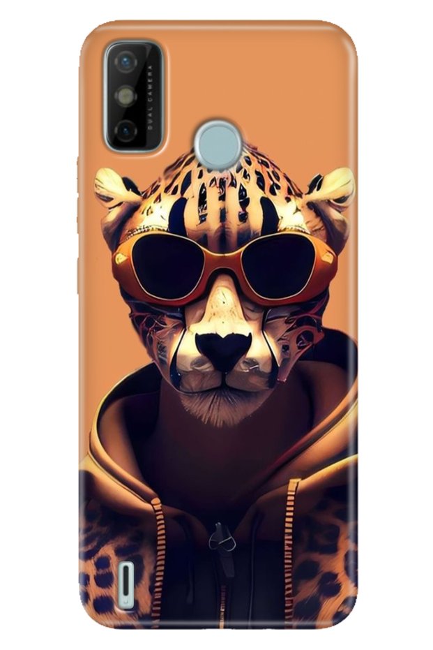 Tecno Spark 6 Go Case Patterned Cover Colorful Tiger