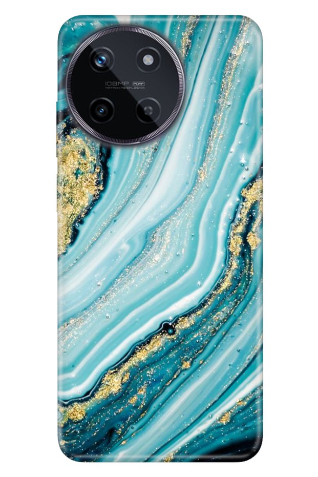 Realme 11 4g Case Colorful Trendy Patterned Silicone Tpu Special Design Silvery Stone