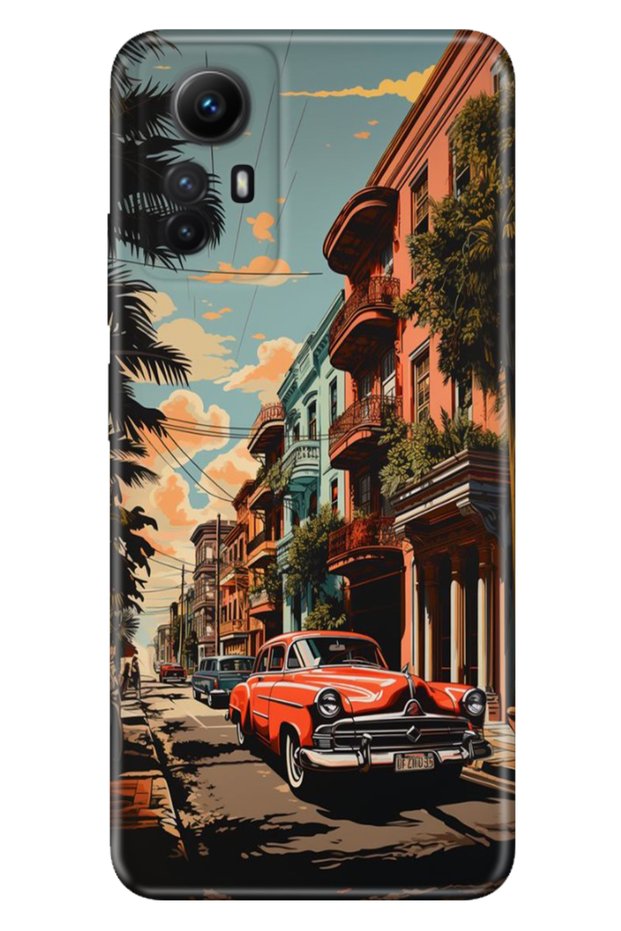 Xiaomi Redmi Note 12S Case Colorful Patterned Print Design Silicone Cuba