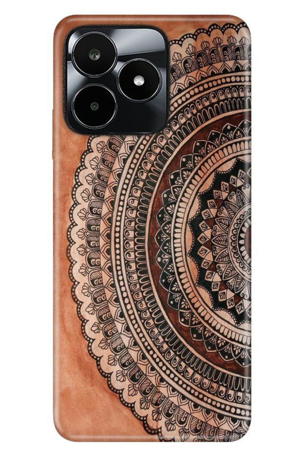 Realme C53 Case (Rmx3760) Compatible Patterned Silicone Colorful Tpu Uv Matte Max