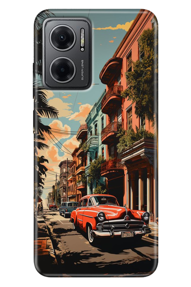Xiaomi Redmi Note 11E Case Colorful Custom Themed Patterned Silicone Tpu Cuba