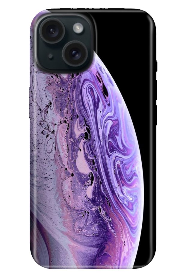 iPhone 15 Compatible Case Colorful Tpu Uv Printed Patterned Silicone World