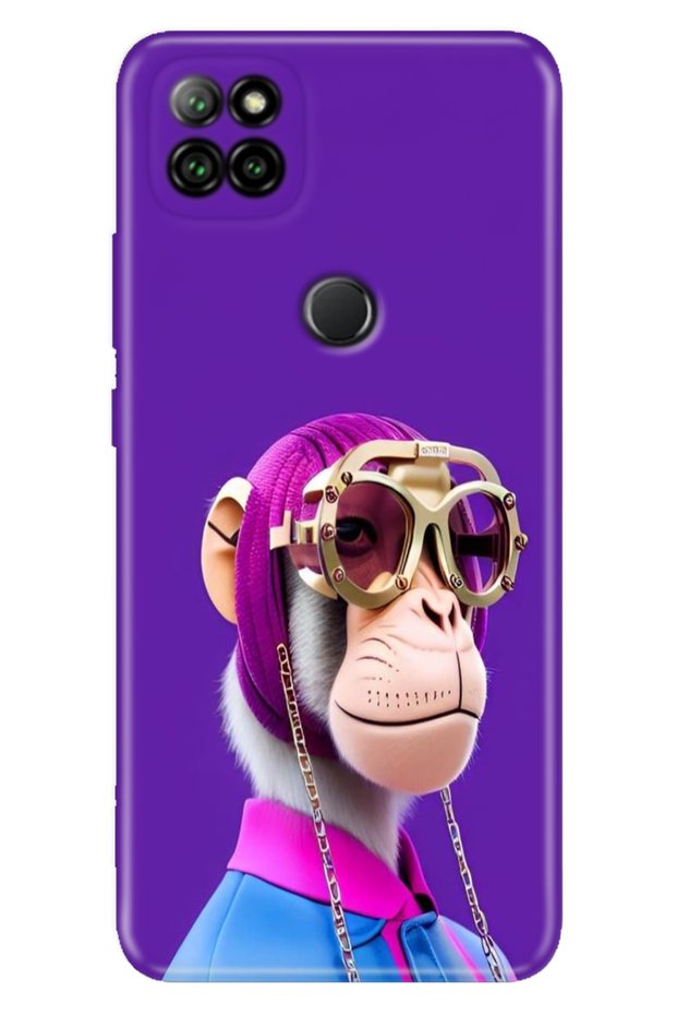 Casper Via E30 Case Colorful Themed Patterned Tpu Via E30 Silicone Monkey