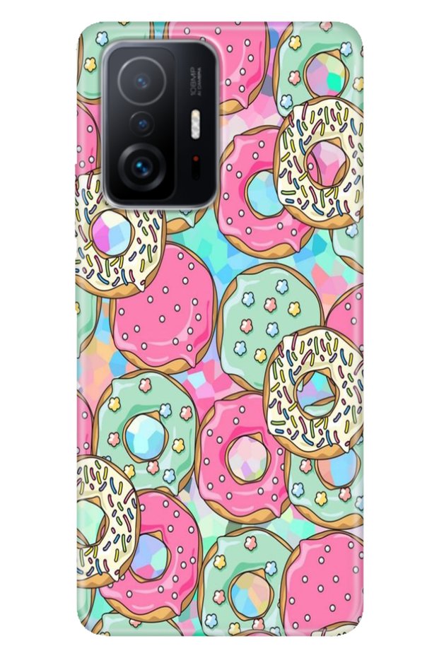 Xiaomi Mi 11t - 11t Pro Case Colorful Special Themed Patterned Silicone Tpu Donut