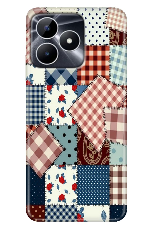 Realme Note 50 4g Case Colorful Fixx Cover Silicone Patch