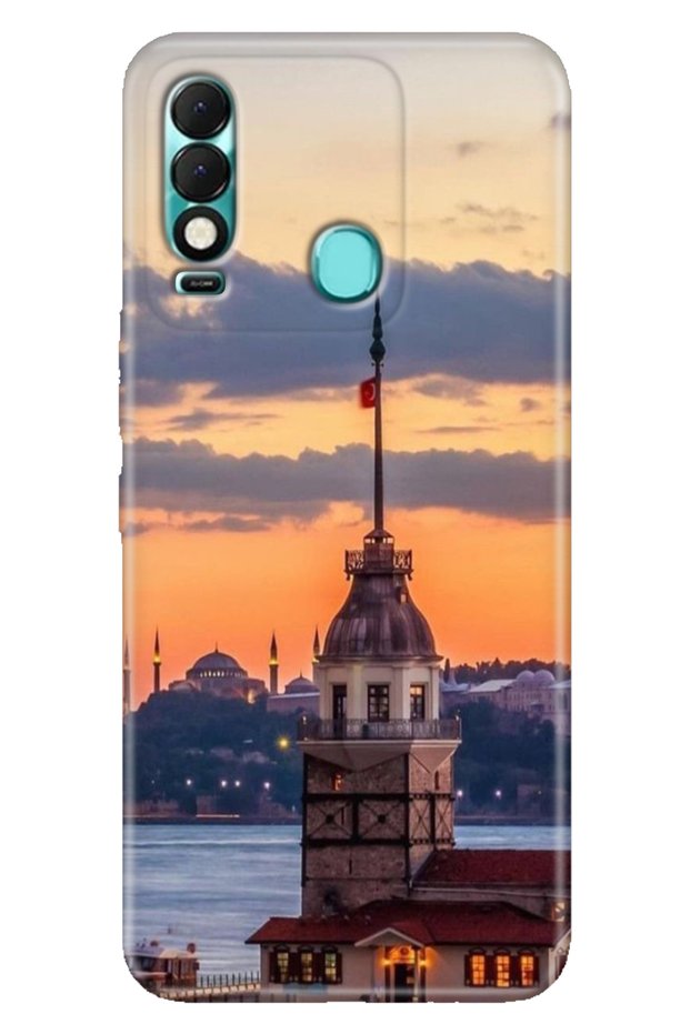 Tecno Spark 8t Case Patterned Cover Colorful Maiden Tower