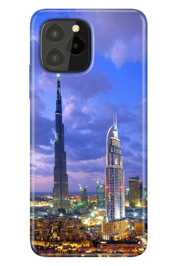 حافظة متوافقة مع Oukitel C21 Pro / Plus مصنوعة من السيليكون الملون من مادة TPU UV دبي