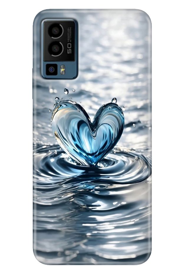 General Mobile Gm 23 Case Patterned Gm23 Silicone Case Uv Love Drop