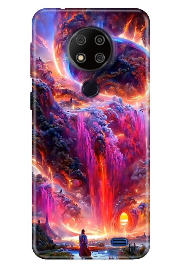 Reeder P13 Blue Max 2020 Case Patterned Cover Silicone Cover Mysterious Country