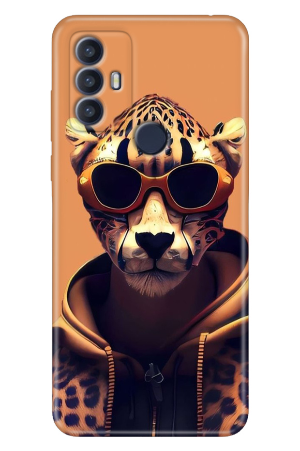 Tcl 30 Se Case Patterned Silicone Colorful Tpu Uv Tiger
