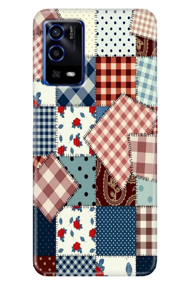 Oppo A55 4g Case Colorful Special Themed Patterned Silicone Tpu Stock Patch