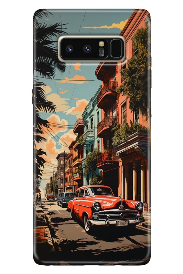 Samsung Galaxy Note 8 Case Colorful Themed Patterned Tpu Note8 Silicone Cuba