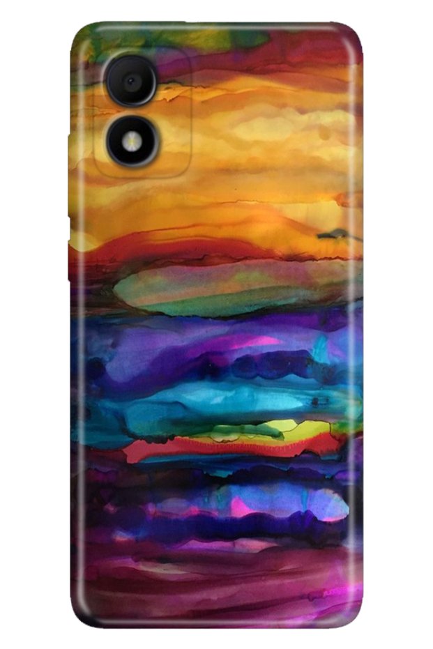 Tcl 303 Case Silicone Colorful Phone Case Watercolor