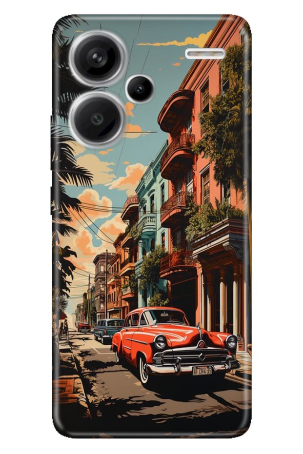 Xiaomi Redmi Note 13 Pro Plus 5g Case Colorful Patterned Print Silicone Uv Cuba