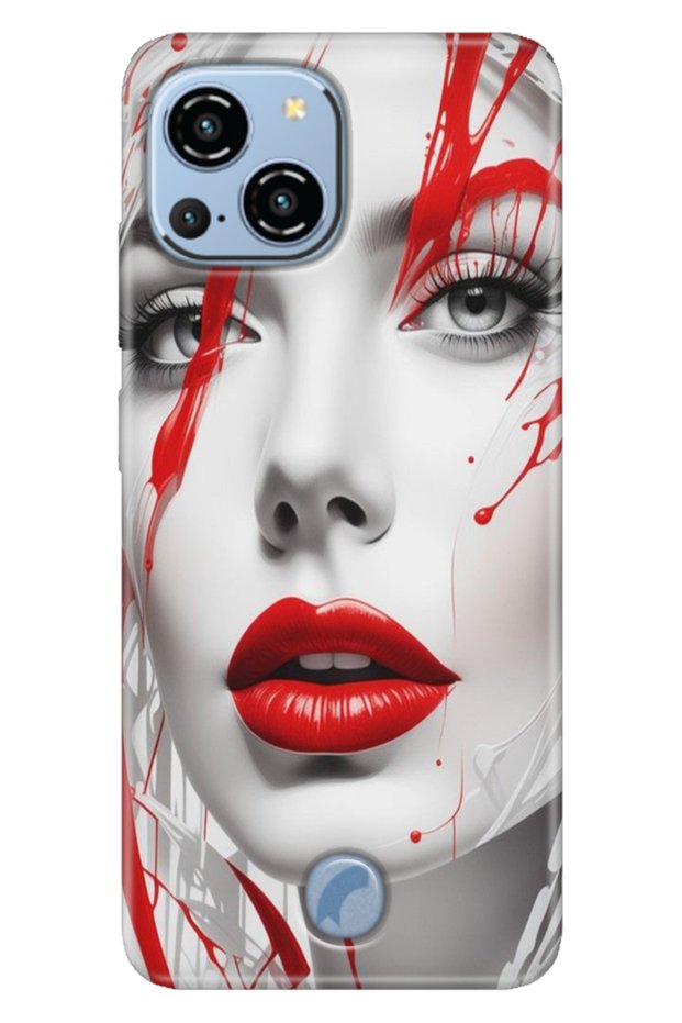 حافظة Reeder S23 Pro Max ذات غطاء منقوش ومطبوع بالأشعة فوق البنفسجية للسيدات