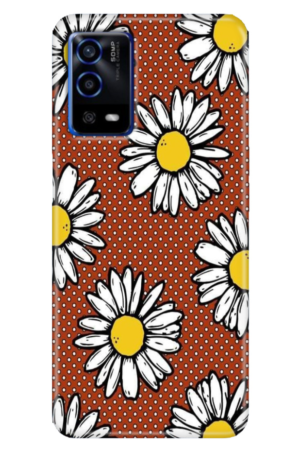 Oppo A55 4g Case Colorful Special Themed Patterned Silicone Tpu Stock Polka Dot