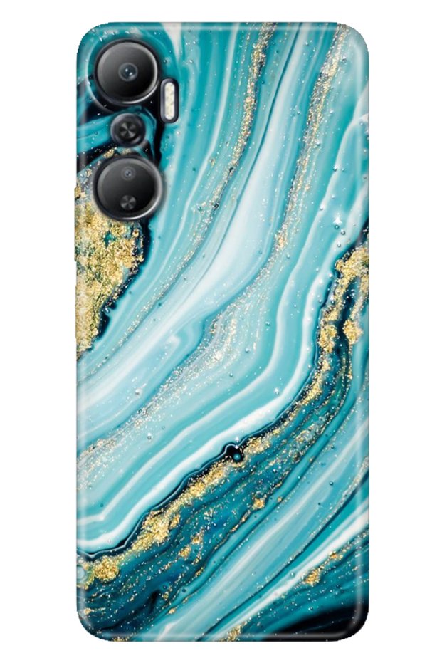 Case for Infinix Hot 20 (X6826C) Patterned Printed Flexible Silicone Cover Silvery Stone