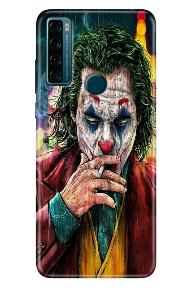 Tcl 20 Se Case Printed Silicone Colorful Illustrated Back Cover Jokker