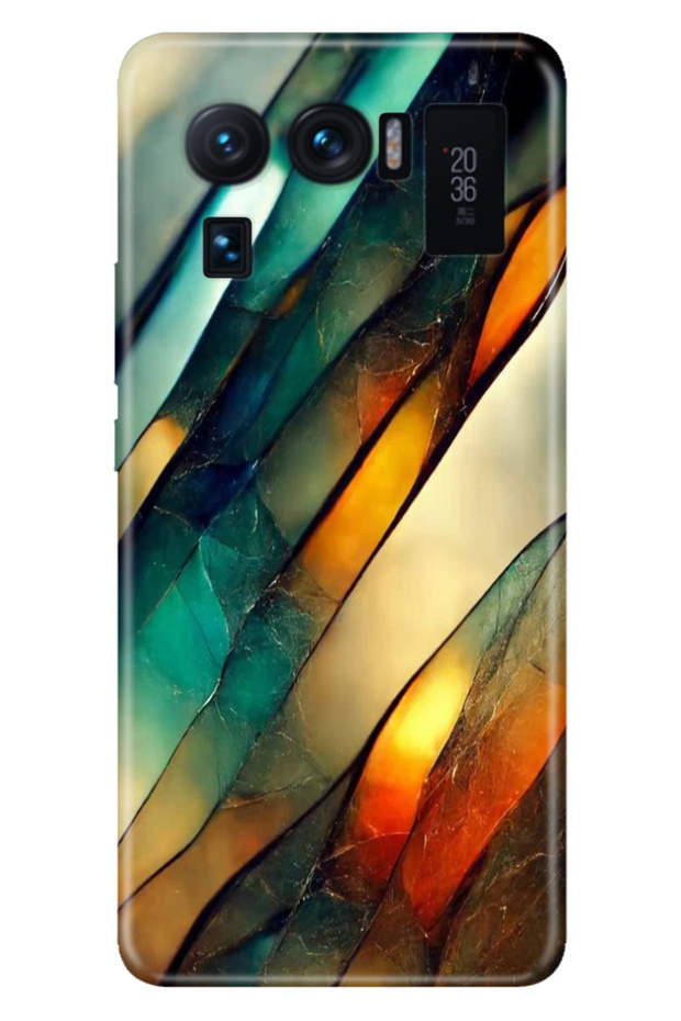 Xiaomi Mi 11 Ultra Case Colorful Patterned Print Design Silicone Flora Marble