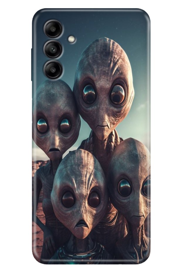 Samsung Galaxy M14 Compatible Cover Case Design Flexible Silicone Ufo