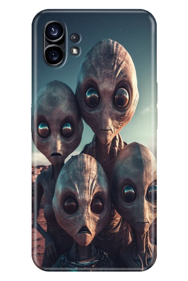 حافظة هاتف Nothing Phone 2 ملونة من السيليكون بنمط TPU على شكل طائرة UFO