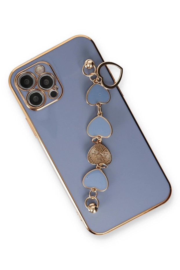 جراب Esila سيليكون متوافق مع هاتف iPhone 12 Pro Max - رمادي ZNGZR