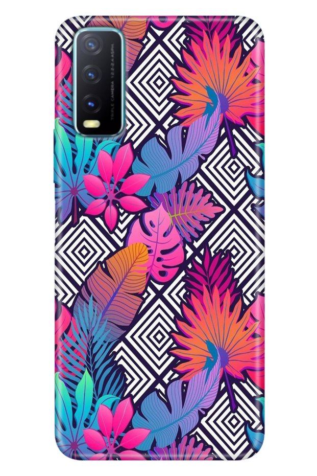 Vivo Y20 Y20S Y11S Case Colorful Tpu Uv Printed Patterned Silicone Botanical