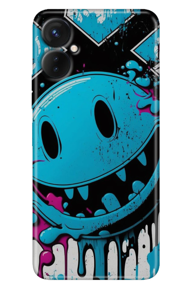 Tecno Camon 19 Neo Case (Ch6I) Compatible Patterned Silicone Vintage Wall