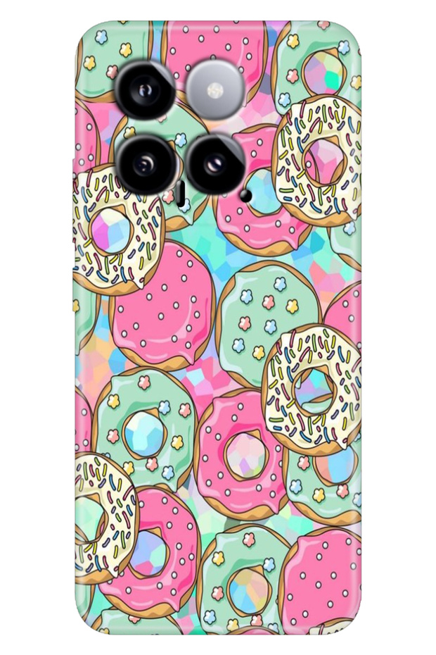 Case for Xiaomi Mi 14 Case Color Rubber Cover Silicone Donut