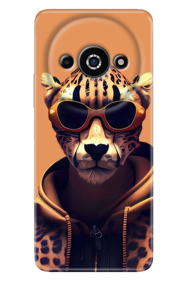 Xiaomi Poco C61 Silicone Case with Printed Tiger Design