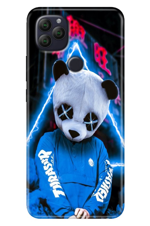 جراب General Mobile GM 22 - 22S من السيليكون المطاطي المنقوش Cool Panda