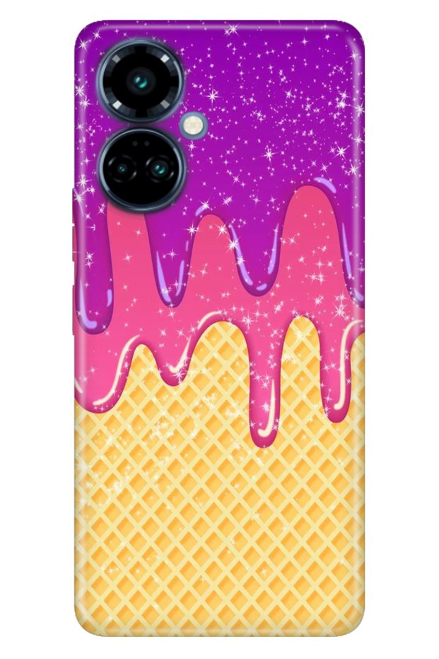 Tecno Camon 19 Pro Case Colorful Themed Patterned Tpu (Ci8N) Compatible Silicone Cream