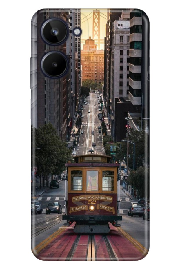 Realme 10 4g Case Colorful Patterned Silicone Tpu Special Design California