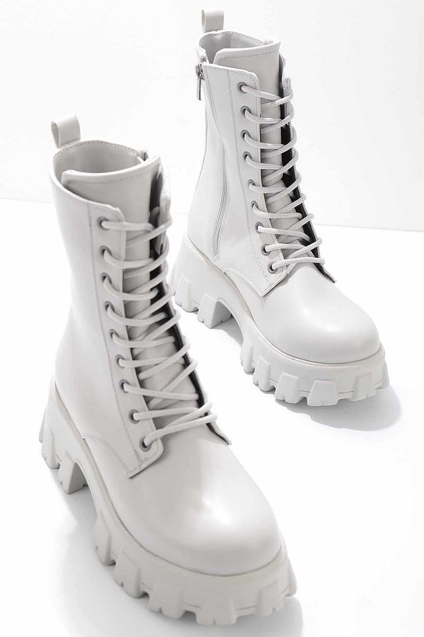 Gri Kadın Bot & Bootie K02823530009 - 2
