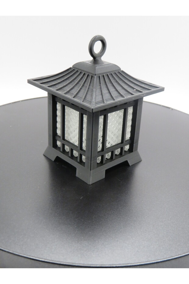 Japanese Style Lantern Design Led Candle Holder – Decorative Lighting + Electric Candle Included