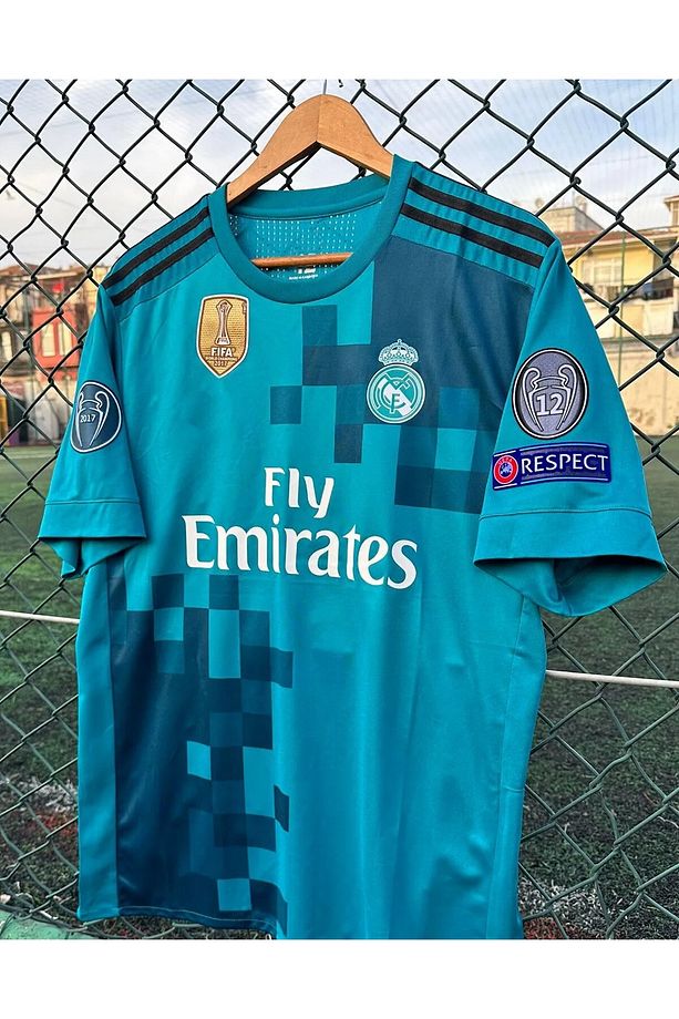 R.e.a.l M.a.d.r.i.d 2017-2018 C.Ronaldo Forması Turkuaz (KISA-KOL) - 1