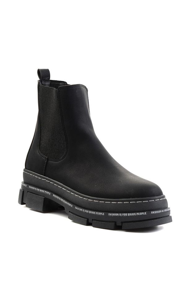 Siyah Kadın Bot & Bootie K02643163609 - 3