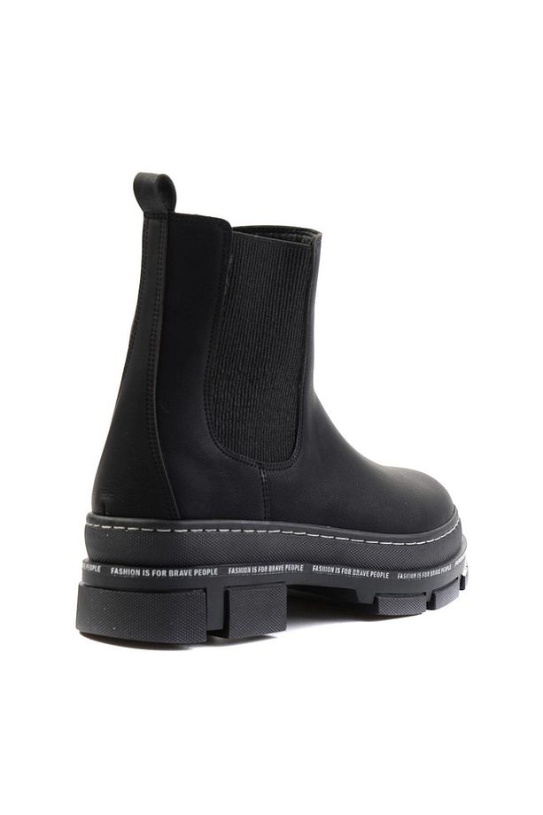 Siyah Kadın Bot & Bootie K02643163609 - 4