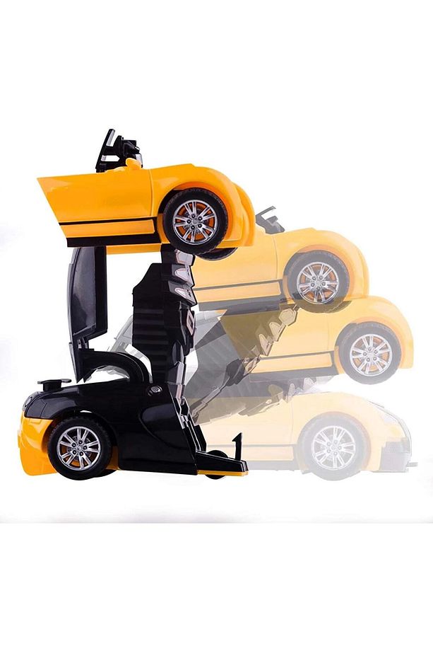 Robot Çek Bırak Araba - Kendinden Robota Dönüşebilen Araba - 1 Adet - 8