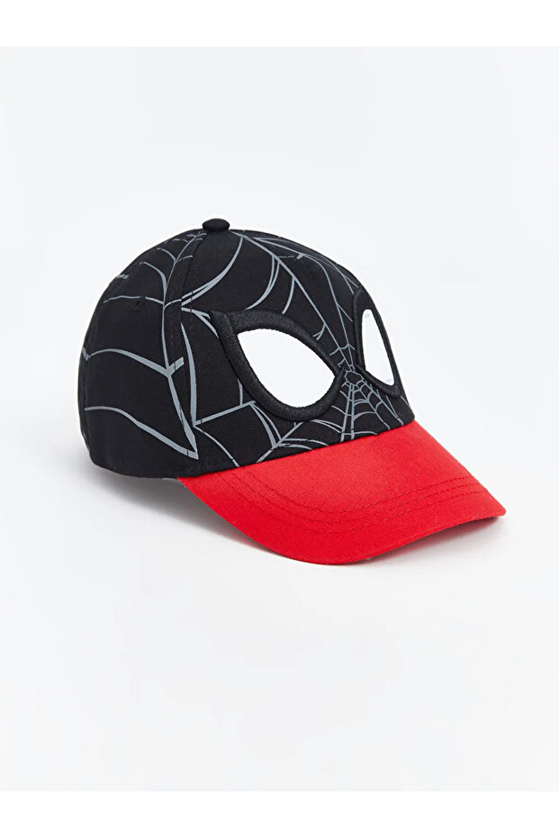إكسسوارات LCW قبعة للأولاد مطبوعة باللون الأسود من Spider-Man