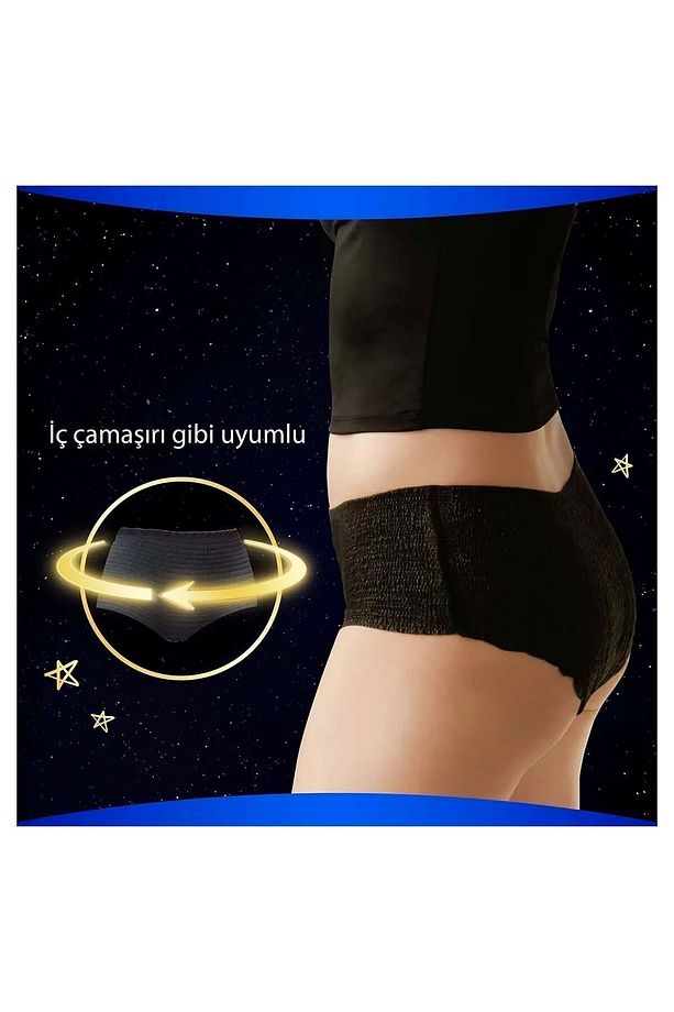 Gece Regl Külodu 2 Adet Tek Kullanımlık Külot X 2 Adet - 4