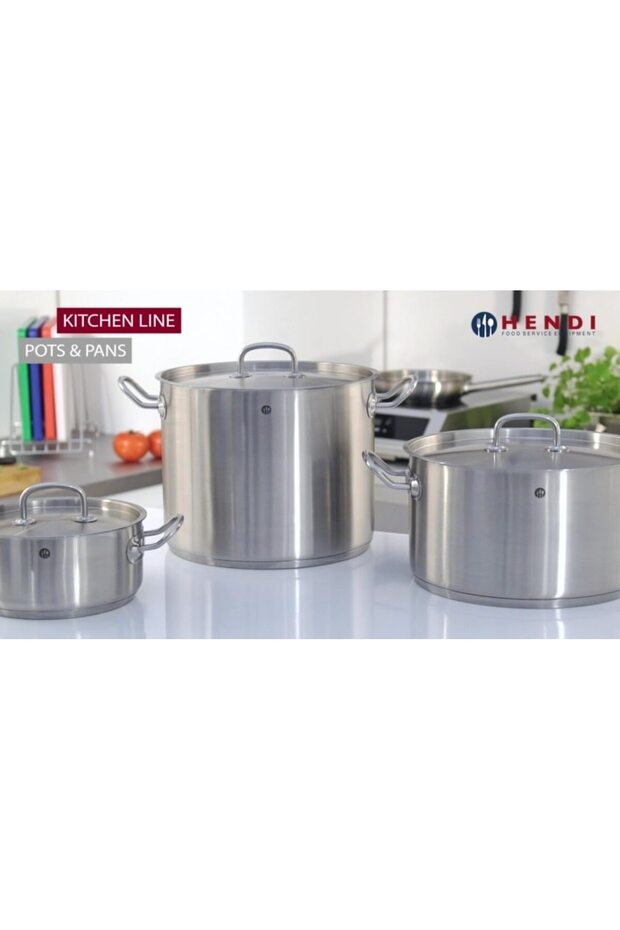 Hendi medium pot with lid - 1