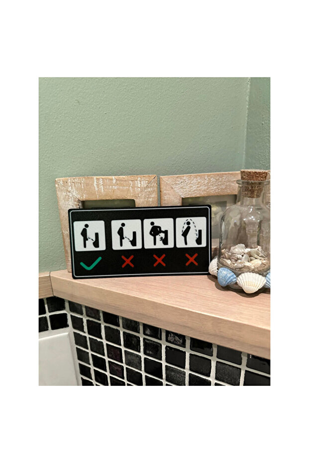 Tuvalet Kapı Tabelası - 2