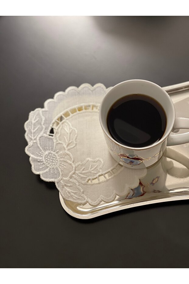 Coffee Side Cocktail Napkin 6 Pieces