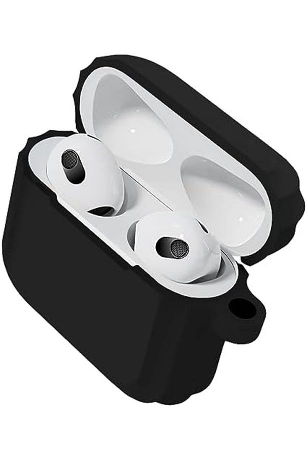 Mrttnca Labs Airpods 3 Uyumlu Rubber Silicone Case Kancalı Yumuşak Silikon Kılıf Airpods 3 Uyuml ... - 3