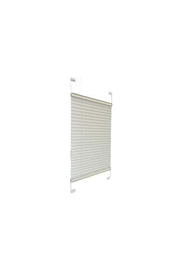 PembePanjur EKRU PLİSELİ CAM BALKON PERDESİ - 4