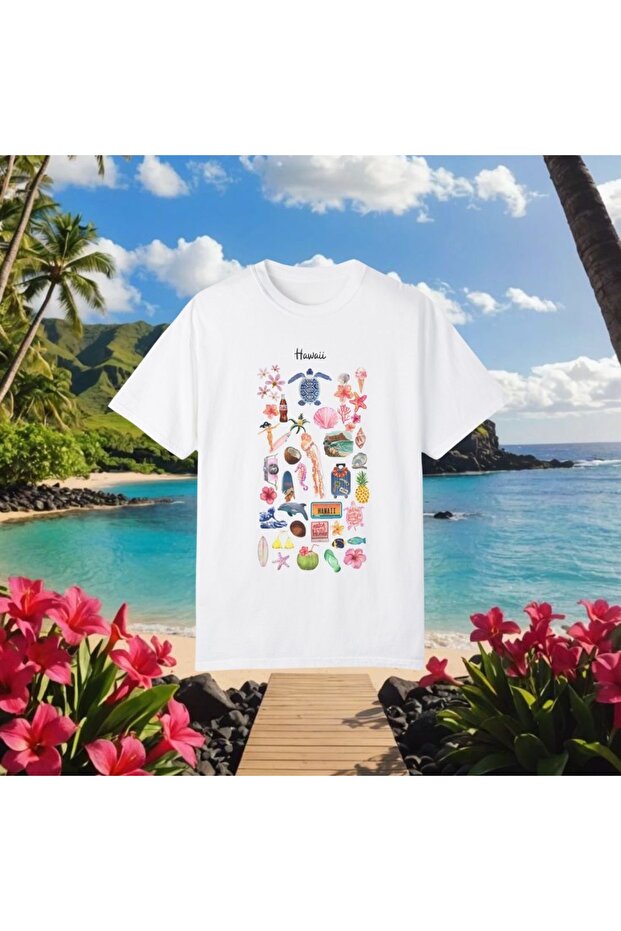 Oversize Cut Short Sleeve Printed T-Shirt